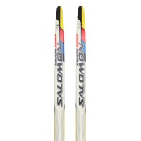 Ski de fond occasion Junior Salomon Equipe Jr + fixation NNN A