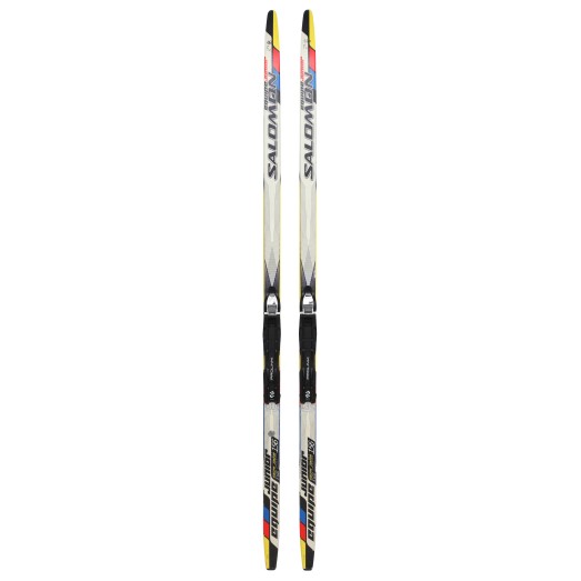 Ski de fond occasion Junior Salomon Equipe Jr + fixation NNN A