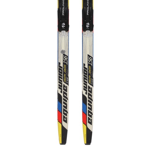 Used Junior Salomon Equipe Jr cross-country ski + Prolink / NNN binding