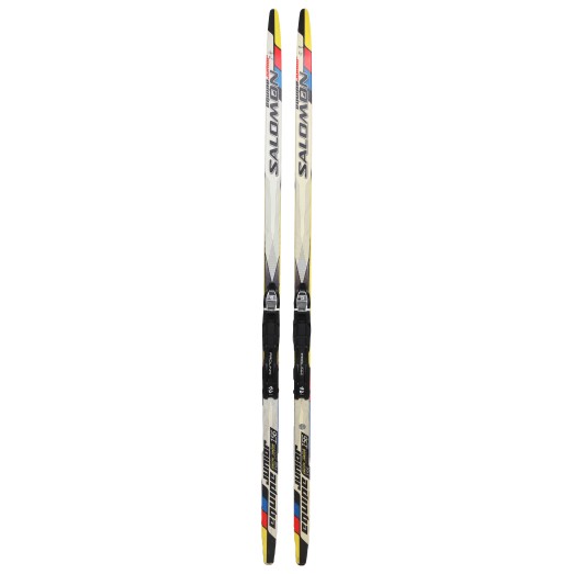 Used Junior Salomon Equipe Jr cross-country ski + Prolink / NNN binding