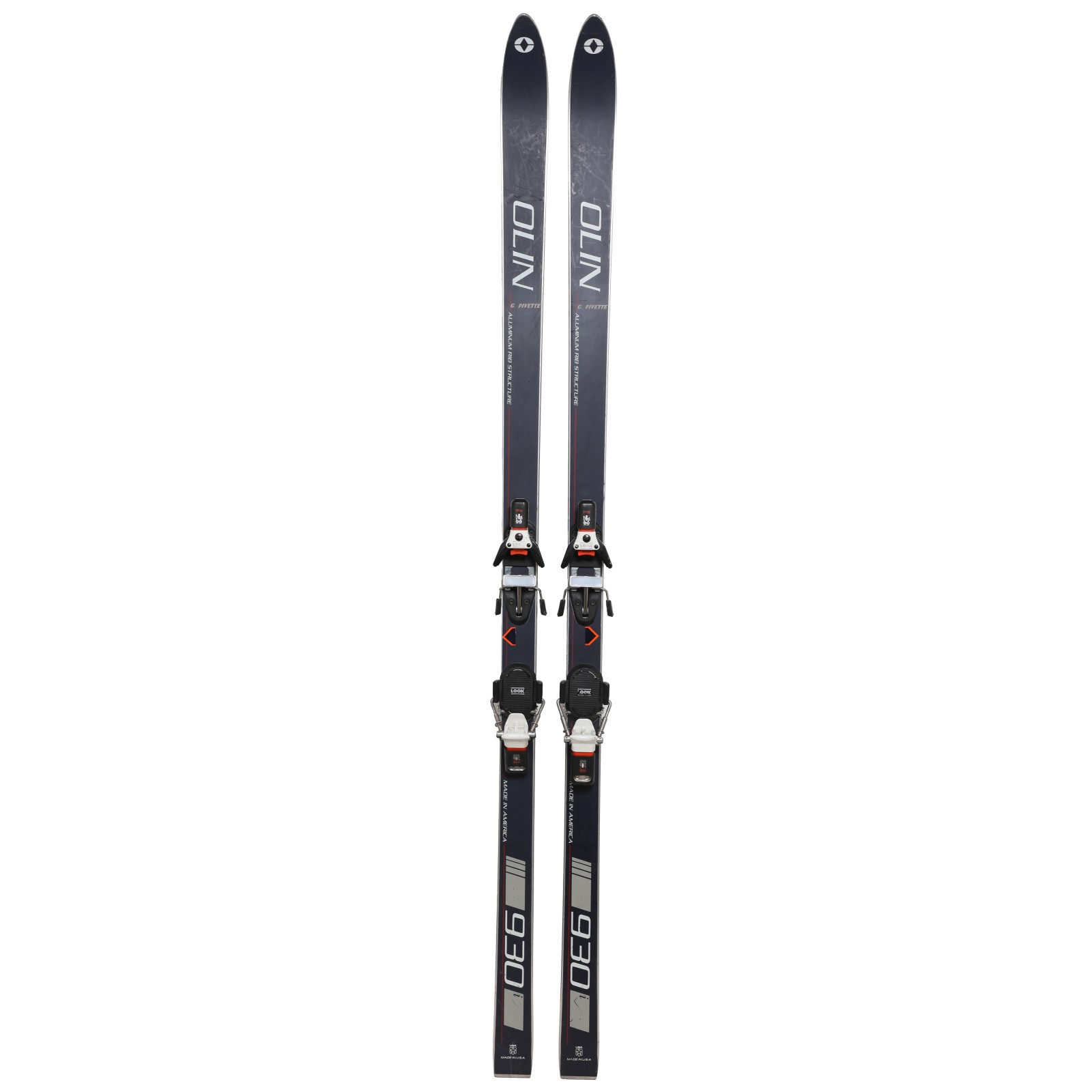 Ski Alpins Vintage Olin 930i + Fixations - Homme, >170cm, Noir