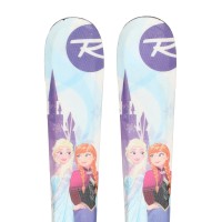 Ski occasion junior Rossignol Frozen + fixations - Qualité A