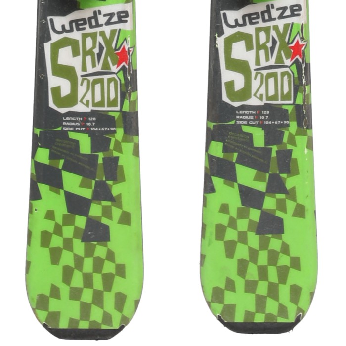 Ski occasion junior Wedze SRX 200 + fixations - Qualité B