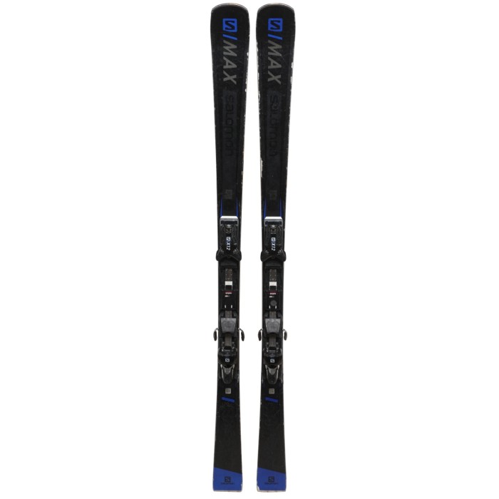 Ski occasion Salomon S Max Blast + fixations - Qualité C