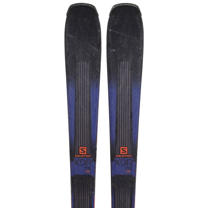 Esquís usados Salomon XDR 76 STR + fijaciones - Calidad C