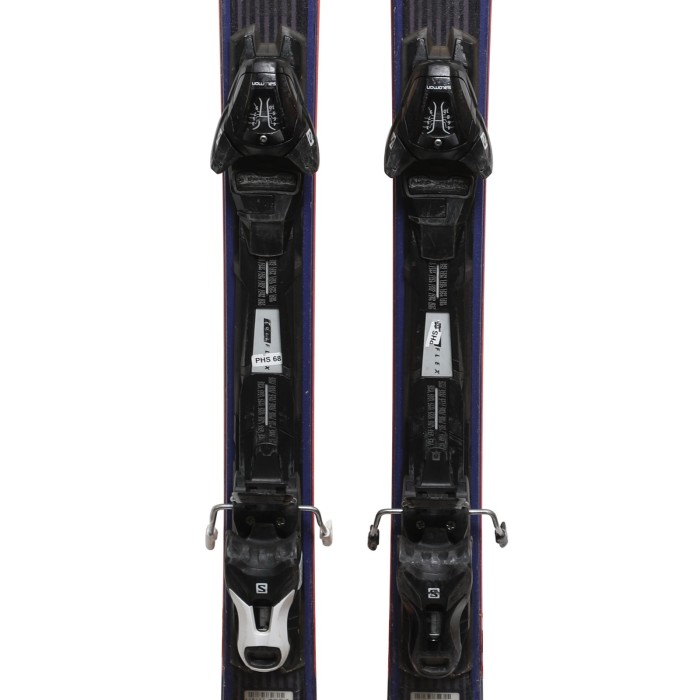 Esquís usados Salomon XDR 76 STR + fijaciones - Calidad C