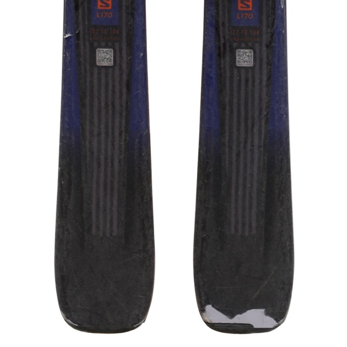 Used ski Salomon XDR 76 STR + bindings - Quality C