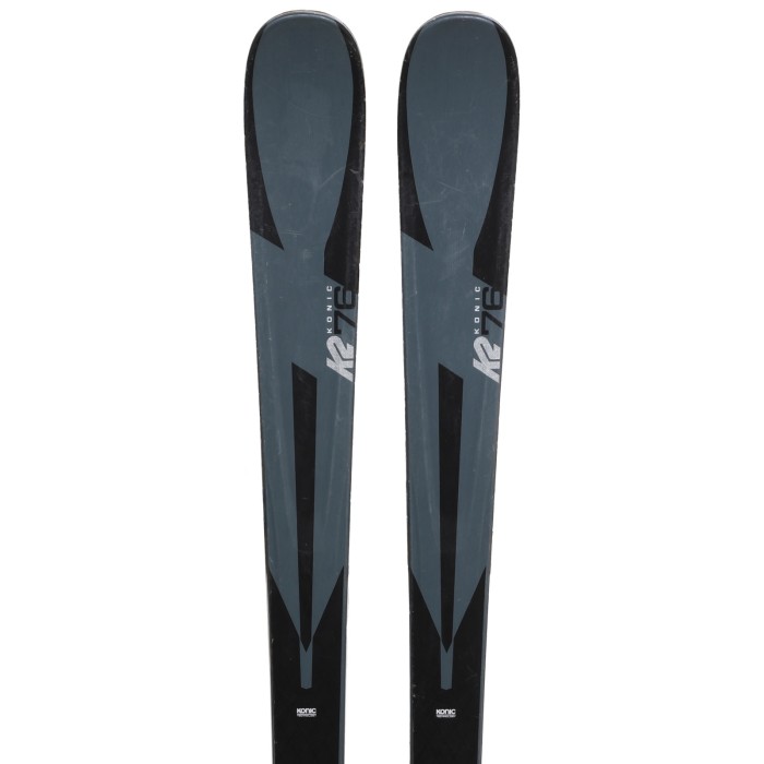 Gebrauchter Ski K2 Konic 76 + Bindungen - Qualität A