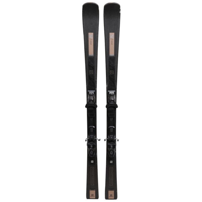 Esquí Salomon S Max n°8 usado + fijaciones - Calidad B