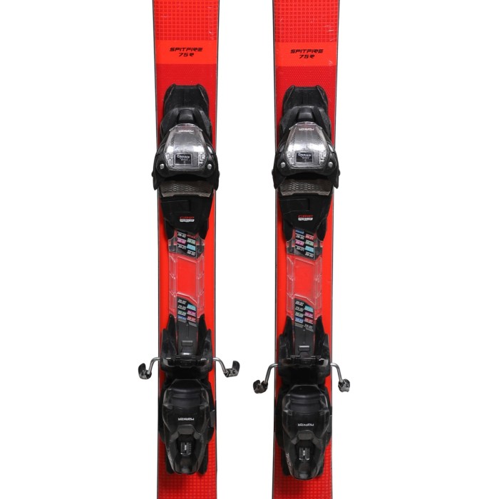 Esquís Nordica Spitfire 75 R de segunda mano + fijaciones - Calidad A