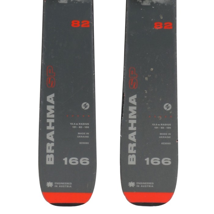 Gebrauchter Ski Blizzard Brahma SP 82 + Bindungen - Qualität B