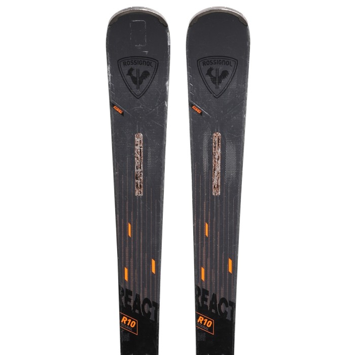 Ski occasion Rossignol React R10 Titanal + fixations - Qualité B