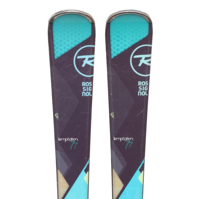 Esquís usados Rossignol Temptation 77 + fijaciones - Calidad A