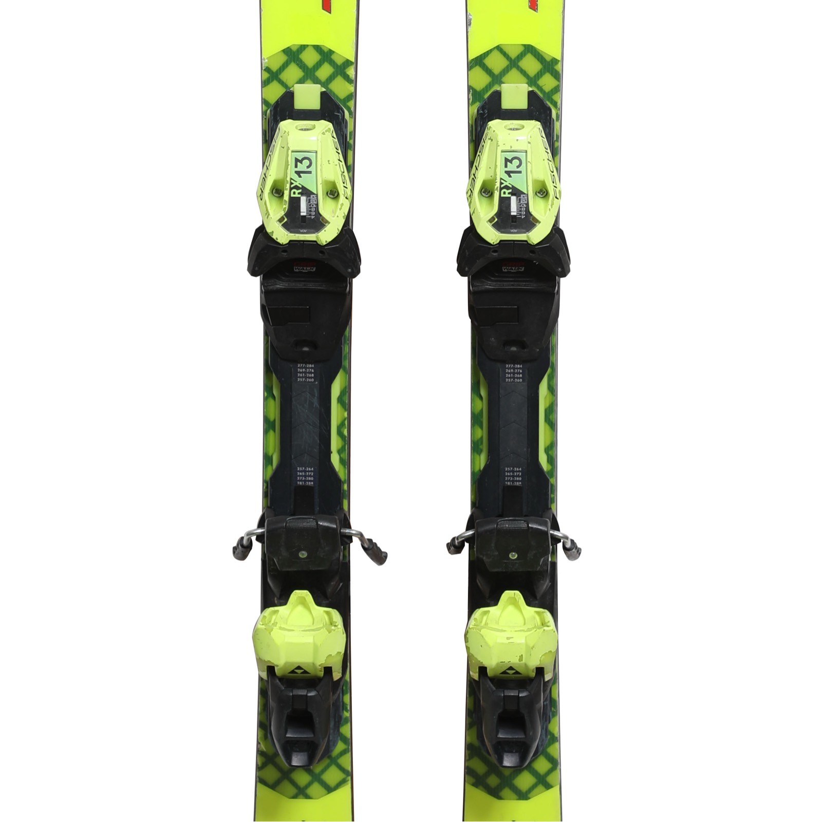 Ski Fischer RC4 SC + Fixations – Skis Alpins Occasion Piste Performance Noir