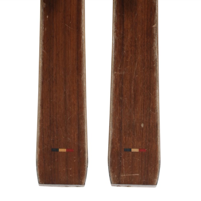 Ski occasion Marcel Livet Leon Authentique + fixations - Qualité B