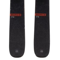 Gebrauchter Ski Blizzard Brahma 88 + Bindungen - Qualität C