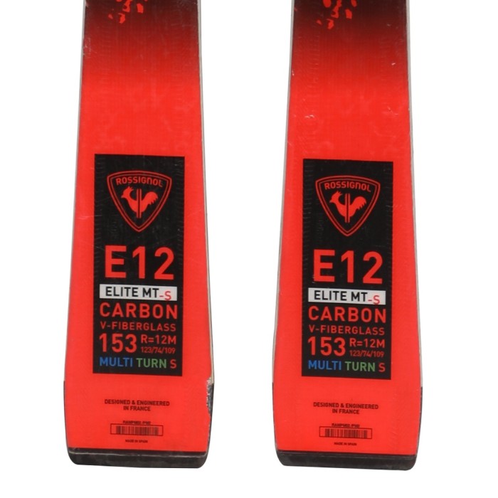 Rossignol Elite Multi Turn S Carbon gebrauchter Ski + Bindungen - Qualität B