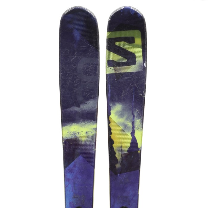 Used ski Salomon Q 88 + bindings - Quality B