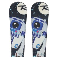 Sci + attacchi usati Rossignol Star Wars R2D2 junior - Qualità B