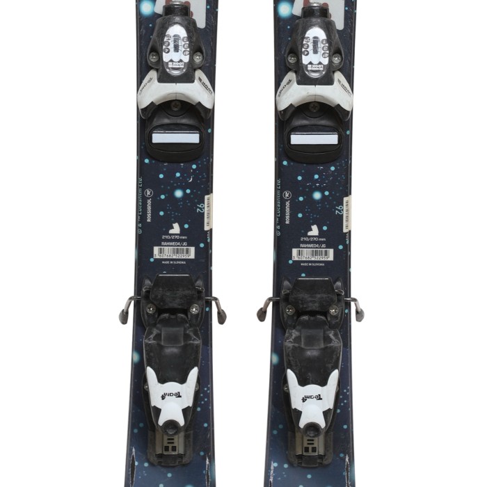 Sci + attacchi usati Rossignol Star Wars R2D2 junior - Qualità B