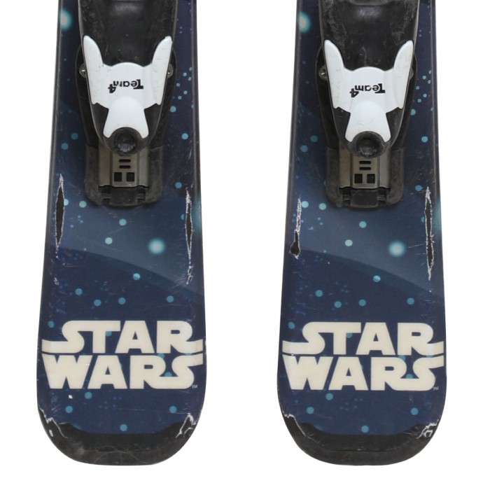 Sci + attacchi usati Rossignol Star Wars R2D2 junior - Qualità B