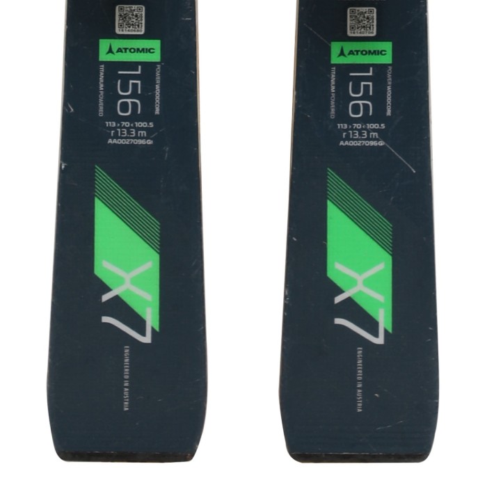 Sci usato Atomic Redster X7 + attacchi - Qualità A