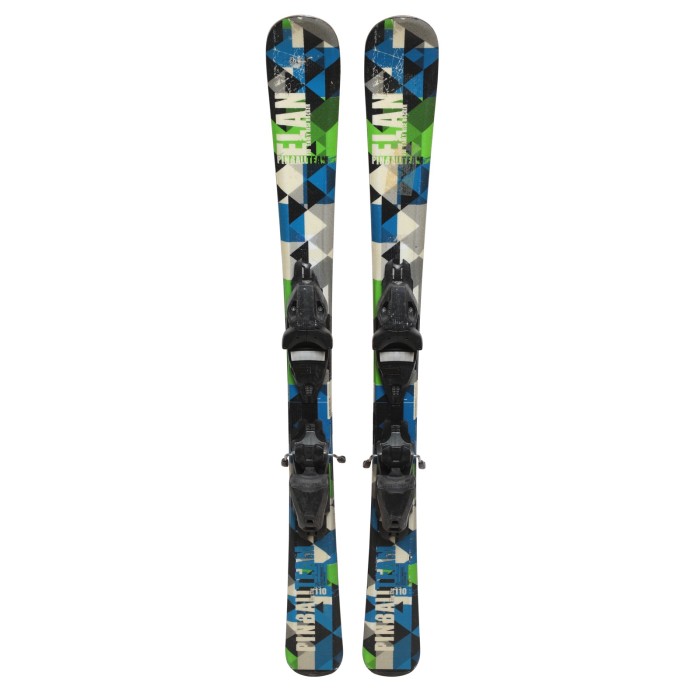 Used junior ski Elan Team Pinball + bindings - Quality A