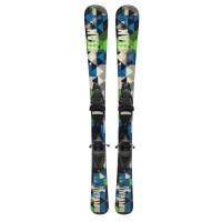 Gebrauchter Junior-Ski Elan Team Pinball + Bindungen - Qualität A