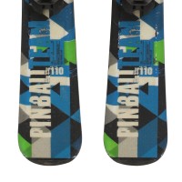 Gebrauchter Junior-Ski Elan Team Pinball + Bindungen - Qualität A