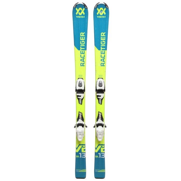 Ski occasion junior Volkl Racetiger SL + fixations - Qualité B