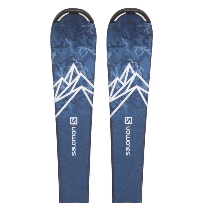 Sci junior Salomon QST Max JR + attacchi usati - Qualità A
