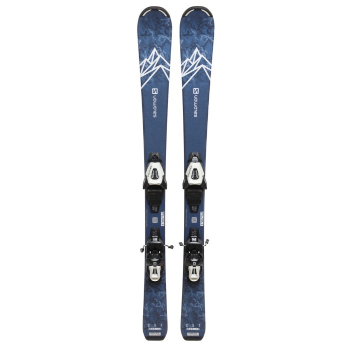 Sci junior Salomon QST Max JR + attacchi usati - Qualità A