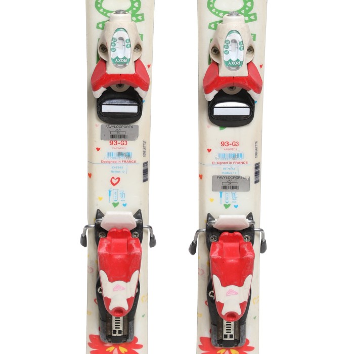 Ski occasion junior Roxy Love + Fixations - Qualité A