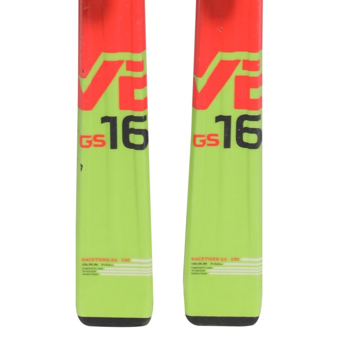 Esquís usados + fijaciones Volkl Racetiger GS junior - Calidad A