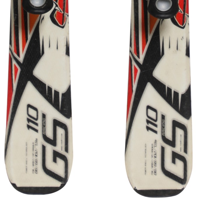 Volkl Racetiger GS junior used ski + bindings - Quality A