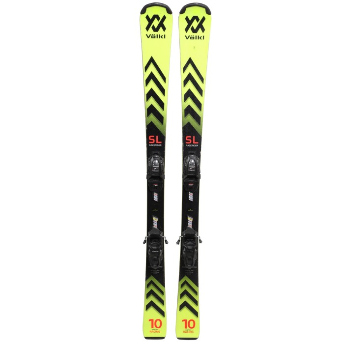 Used junior ski Volkl Racetiger JR Pro SL + bindings - Quality B