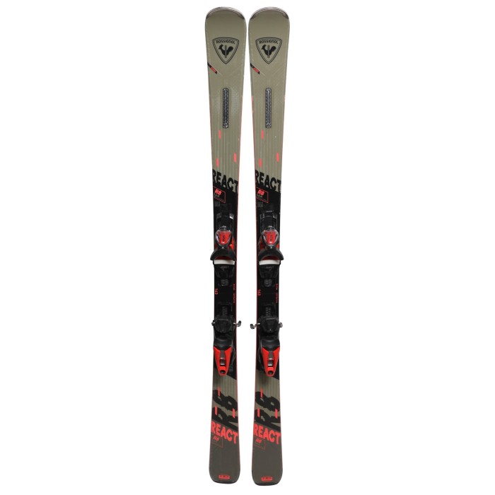 Ski Rossignol React 8 C.A.M + Bindung - Qualität A
