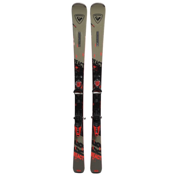 Esquí Rossignol React 8 C.A.M + fijaciones - Calidad B