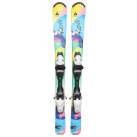 Ski occasion Junior Fischer Koa + fixations - Qualité B