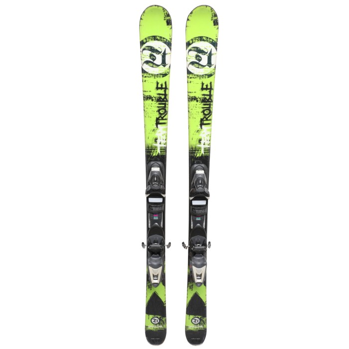 Dynastar Team Trouble junior used ski + bindings - Quality A