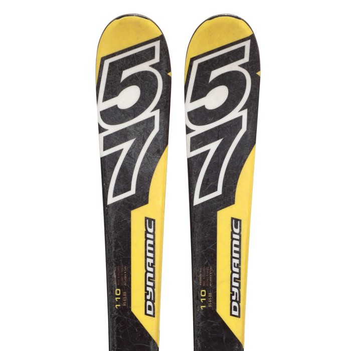 Ski occasion junior Dynamic ZR 57 sx + fixations - Qualité A