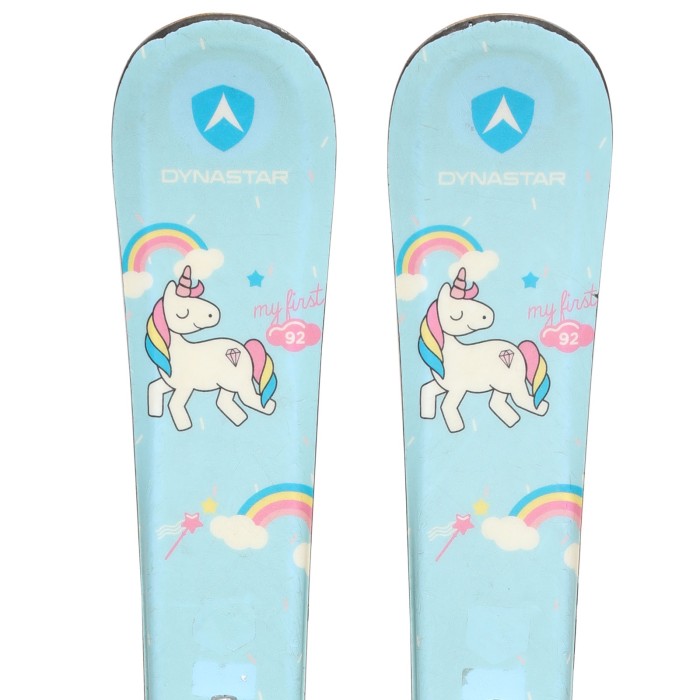 Ski occasion junior Dynastar My First Licorne + fixations - Qualité B