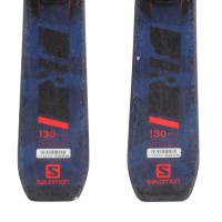 Ski occasion junior Salomon S Force Jr + fixations - Qualité A