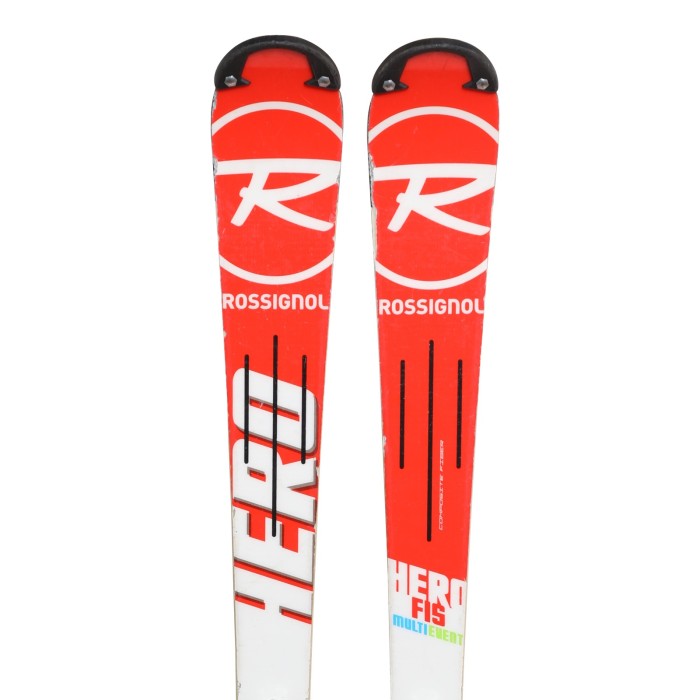 Ski occasion junior Rossignol Hero Multi Event FIS + fixations - Qualité B
