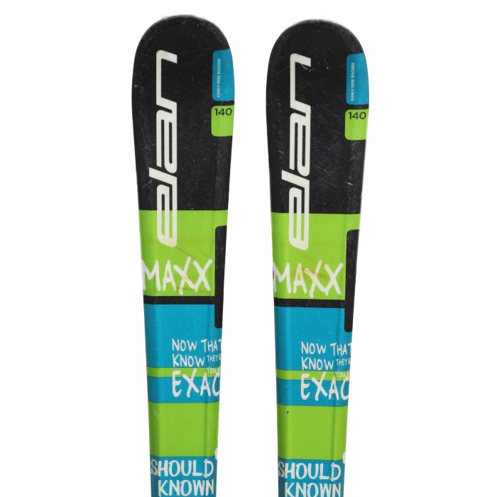 Esquís Elan Maxx junior usados + fijaciones - Calidad B