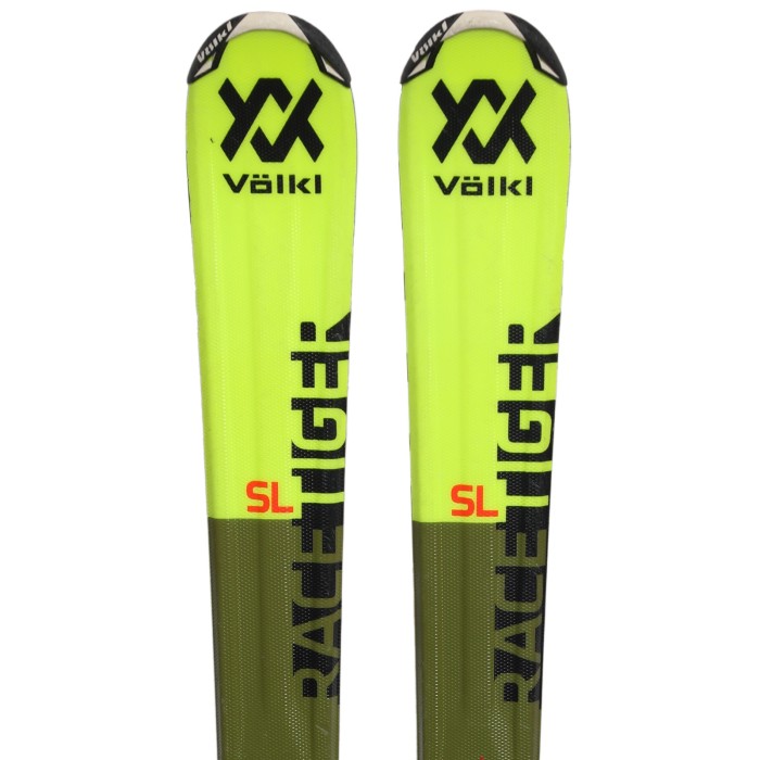 Gebrauchter Junior ski Volkl Racetiger SL + Bindungen - Qualität A