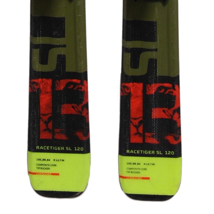 Gebrauchter Junior ski Volkl Racetiger SL + Bindungen - Qualität A
