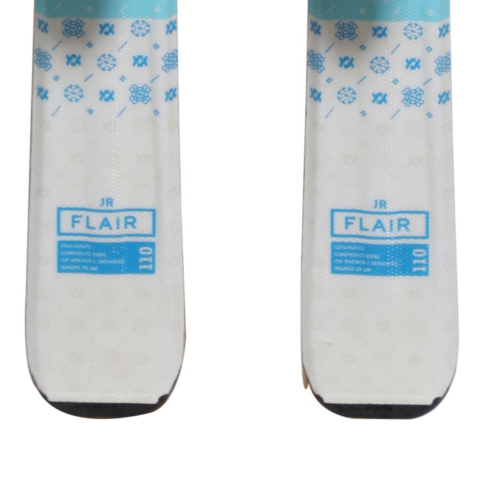 Gebrauchter Juniorski Volkl Flair JR + Bindungen - Qualität A