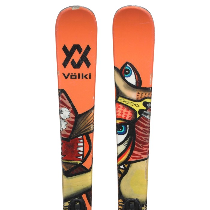 Ski occasion Junior Volkl Revolt vmotion + fixations - Qualité B