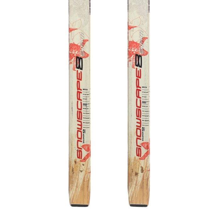 Ski de fond occasion Salomon Snowscape 8 Siam + fixation SNS Pilot - Qualité A